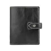 Filofax Malden Pocket Organiser Stationery Diary/Task Planner Leather Black