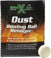 EMAX CLEAN DUST Revolutionary Cleaner for High-End and Urethane Bowling Balls, Intensive Cleaning of Bowling Balls, Ball Cleaner in Tab Shape, Set of 10