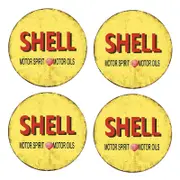Shell Ceramic Coasters Set of 4