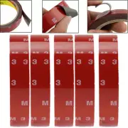 5pcs Auto Tape Acrylic Foam Double Sided Back Car Mounting Adhesive 10ft x 20mm