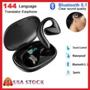 144 Language Translator Earbuds M8 Wireless Bluetooth Two Way Translator Device