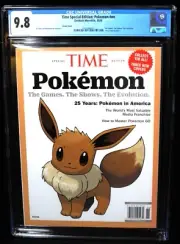 CGC 9.8 Eevee TIME SPECIAL EDITION Pokemon 2024 COVER White Pages 25th OOP