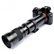 Manual Zoom Lens With T2 Ring Adapter for Sony Canon Nikon Pentax Olympus Camera