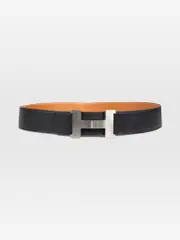 Reversible Leather Strap H Belt