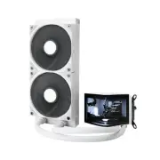 TRYX Panorama 240 White 240mm AIO 6.5'' AMOLED Curved Screen 3D Anamorphic Ef...