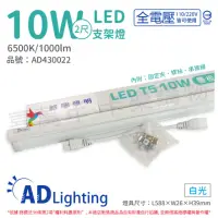 在飛比找momo購物網優惠-【ADATA 威剛】4支 LED 10W 6500K 白光 