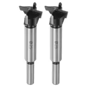 2-Pack Forstner Drill Bit, 1" (25mm) Tip Round Shank Hinge Cutter