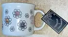 COBWEBS & CAULDRONS PASTEL DAISY FLOWER PUMPKIN HALLOWEEN COFFEE MUG