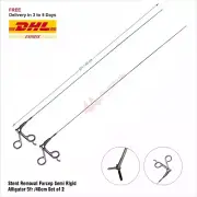 4A Stent Removal Forcep Grasper semi rigid alligator 5fr Set of 2