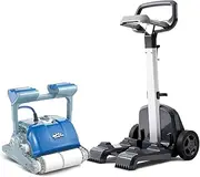 DOLPHIN M400 (Wonder Brush) Robotic Pool Cleaner for Smooth Surfaces, Easy-to-Clean Top Load Filter, Up to 15m Pool, Suits Both in-ground and Above-Ground Pools with Free Caddy