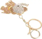 [SAFIGLE] Elephant Shaped Pendant Ornaments for Keychains Keychain Pendant Elephant Shaped Ornament Holder Bag Accessories