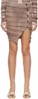 Gimaguas SSENSE Exclusive Brown Jacaranda Miniskirt (Merino Wool) - Large