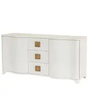 Global Views Toile Linen Credenza