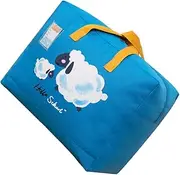 Cabilock Quilt Storage Pouch Cartoon Pattern Large Capacity Quilt Organizer Bag for Home