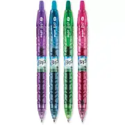 Pilot Gel Pen B2P Bottle-2-Pen Recycled Retractable, Assorted, Pack of 4 36620