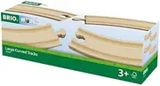 BRIO - Large Curved Tracks 4 Pieces