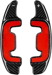 Car Steering Wheel Shift Paddles for M&ercedes B&ENZ AMG GT 2022 Real Carbon Fiber Car Gear Steering Wheel Shift Paddle Extension Auto Accessories 2PCS HTEOPOEKFR(Black)