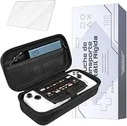 Digi-Tatoo Hard Portable Carrying Case for ASUS ROG Ally 7" Console and Accessories, Shockproof, Anti-Slip and Scratch-Proof Travel-Friendly (Black)