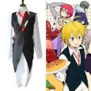 The Seven Deadly Sins Meliodas Cosplay Costume Halloween Festa Party Show S-XL