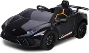 Kahuna Licenced Kids Electric Ride On Race Car with Remote Control - Black