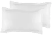 Standard Pillow Shams Set of 2 Pillow Shams 26" x 20" (Pack of 2) White