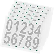 Happyyami Wheeled Recycling Bin Stickers 5 Sheets of Adhesive Numbers for Address Decorative Number Tags