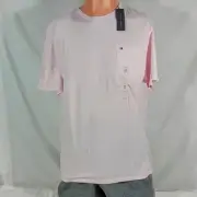 Men's Tommy Hilfiger Fall Core Plus SS T-Shirt Pink- Various Sizes-NWT-Free Ship