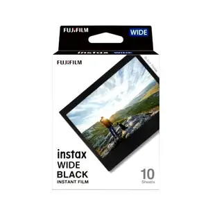 Fujifilm 富士 Instax Wide BLACK 黑邊寬幅底片 黑色邊框 拍立得底片 底片 WIDE 系列專用