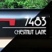 Reflective Address Number & Street Name Decal, Personalized Custom - 1274R