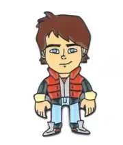 Back to the Future Enamel Pin - Marty McFly - Australian Stock free shipping.