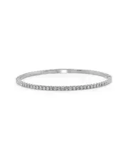 Sabrina Designs 14K 2.59 ct. tw. Diamond Flexible Bangle Bracelet