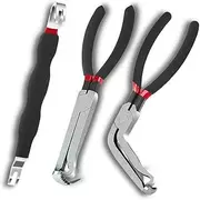 Electrical Disconnect Pliers,Electrical Connector Pliers for Cars,Fuel Line Petrol Clip Pipe & Automotive Hose Disconnect Tools for Push Tab Style Plugs