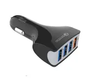 Bakeey 4 USB Port QC3.0 Fast Charge USB Car Charger for Samsung Xiaomi Huawei