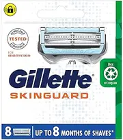 Gillette Skinguard Manual Razor Blades, 8 Count