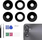 BESJMYT 2 Pack Rear Camera Lens Replacement for Samsung Galaxy A05s Adhesive Back Camera Glass Lens with Full Fix Tool Repair Kit Tweezers Dust Cloth for A05s SM-A057F