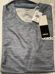 Adidas Women's D2M Solid Tee / T-Shirt / Tecink/White Climalite Material SIZE S