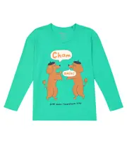 [Tinycottons] Tinycottons Chamonix Poodles cotton T-shirt Y 10 green