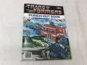 1985 G1 Transformers Punch Out Book Marvel Books MINT Unused Optimus Prime Cover