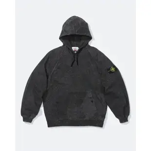 SUPREME STONE ISLAND HOODED SWEATSHIRT (FW23) BLACK SUP-423