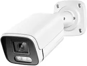 4K 8MP IP Camera Outdoor POE H.265 Metal Bullet CCTV Home 4MP Color Night Vision Security Camera(6mm,Super 8MP POE)