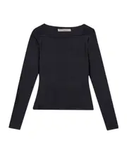 REMAIN Birger Christensen Long Sleeved Jersey Top EU36,EU34 black