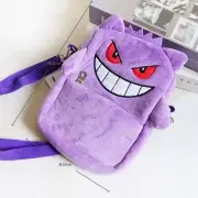 ✨Pokémon Center ✨ Gengar Soft Plush Stuffed Shoulder Bag Pouch Pochette ✨