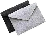 HOODANCOS 2 Pcs Felt Folder File Folder Briefcase Bag Document Folder Portable Felt Holder