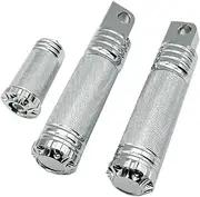 Motorcycle Foot Peg Footrest Pedal Shifter Peg Nail Kits Compatible With Sportster XL Dyna Breakout Softail Touring Glide(Chrome 3)