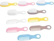 VICASKY 5Sets Soft Bristle Grooming Tools for Newborns Ergonomic Handle for Gentle Scalp Massage Cradle Cap Treatment