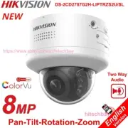 NEW Hikvision 4K 8MP ColorVu Motorized PTRZ IP Camera DS-2CD2787G2H-LIPTRZS2U/SL
