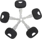 BELLIFFY 5pcs Replacement Ignition Keys for Excavators Heavy Machinery Durable Digger Keys Secure Reliable Accessory for Construction Equipment Easy to Use Manufactured