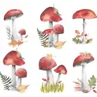 Wall Stickers Fairy Forest Fairy Forest Kids Mushroom Nursery PVC Room