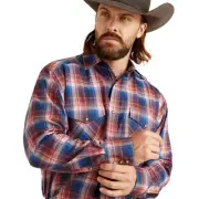 Ariat Men's Pro Presley Classic Pearl Snap Western Button Up Shirt Size Medium