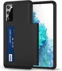 For Samsung Galaxy S20 FE Case Dual Layer Hard PC Rubber Cover with Wallet Case